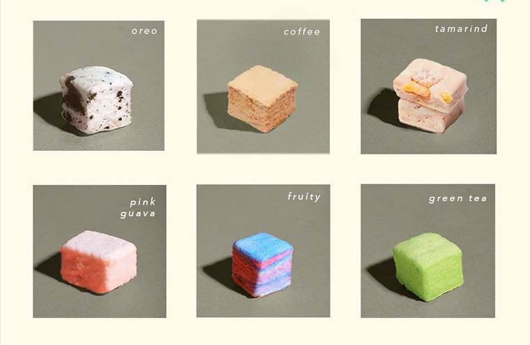 Lam keo marshmallow nhieu huong vi Bo by Butterman