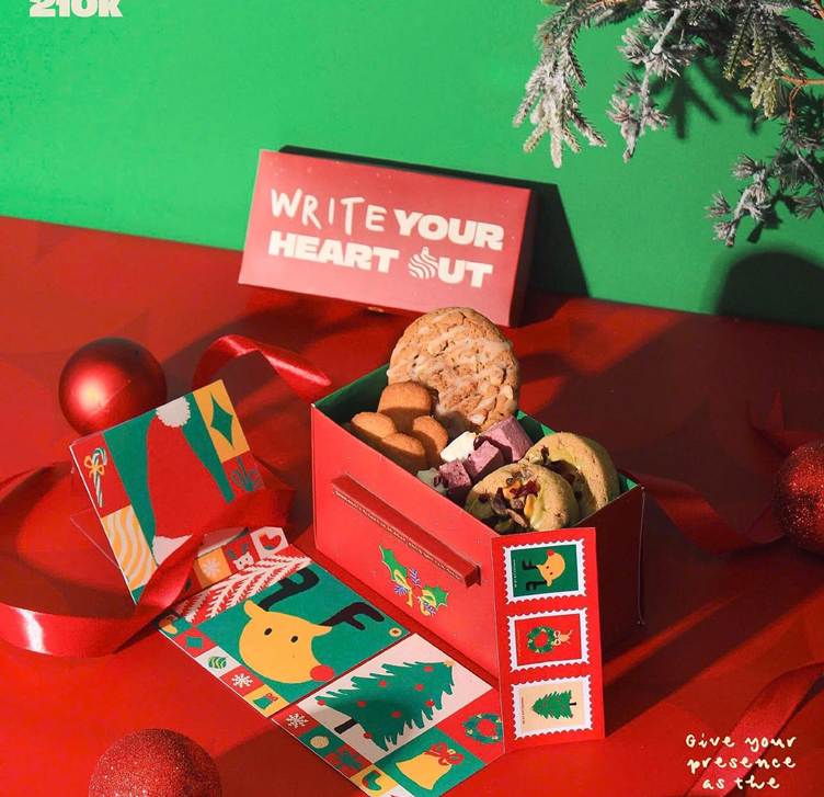 Set banh NOEL LETTER BOX 